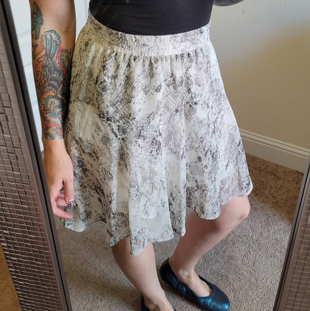 Banana Republic snake python skirt